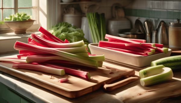 Congeler de la rhubarbe : méthode simple et efficace
